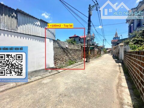 Bán đất Thổ Cư Tuy Lai Mỹ Đức, Hà Nội – ô tô chạy quanh đất   – S= 100m2 - 2