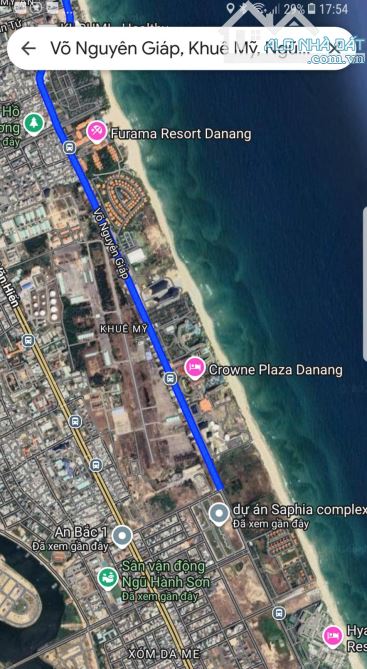 SIÊU VIP! BÁN ĐẤT SÁT BIỂN 280M² - 69,99 TỶ - MT VÕ NGUYÊN GIÁP - Q. NGŨ HÀNH SƠN - 2