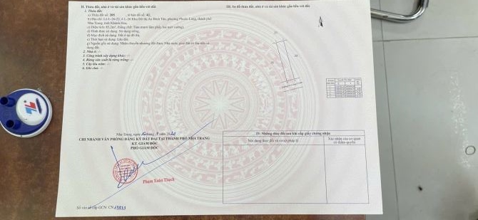 Bán lô sổ hồng đường T19 An Binh Tân,hướng Đông Nam giá 5tỷ1 bao thuế phí. Diện tích:85m2 - 2