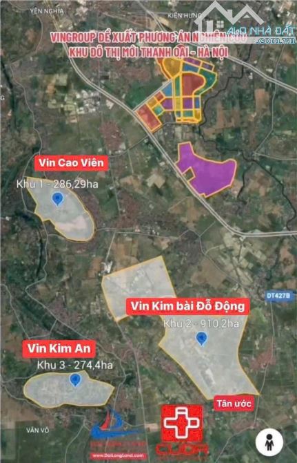 bán 100 m2 đất Làng Chuông Thanh Oai giá 3,5 tỷ ngõ kia morning - 2