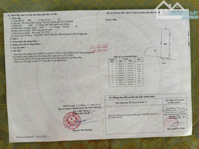 Bán đất Nguyễn Bình, Nhà Bè gần cầu Bà Sáu - 1