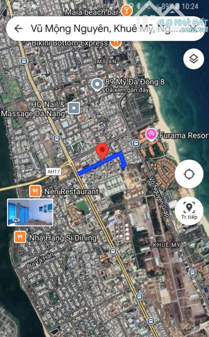 VIP BIỂN! BÁN ĐẤT 140M² - 23,29 TỶ - MT VŨ MỘNG NGUYÊN - Q. NGŨ HÀNH SƠN - 2