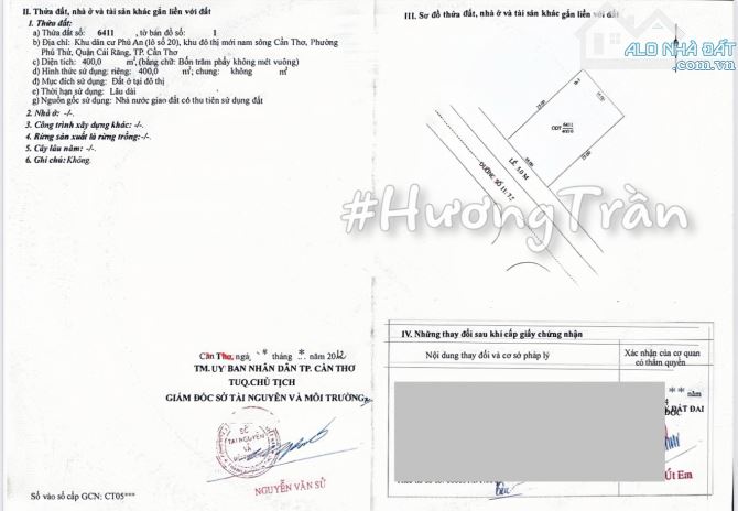 👉10 tỷ - BÁN NỀN BIỆT THỰ 400m2 MẶT TIỀN ĐƯỜNG SỐ 11, KDC PHÚ AN (Khu 586) - 2