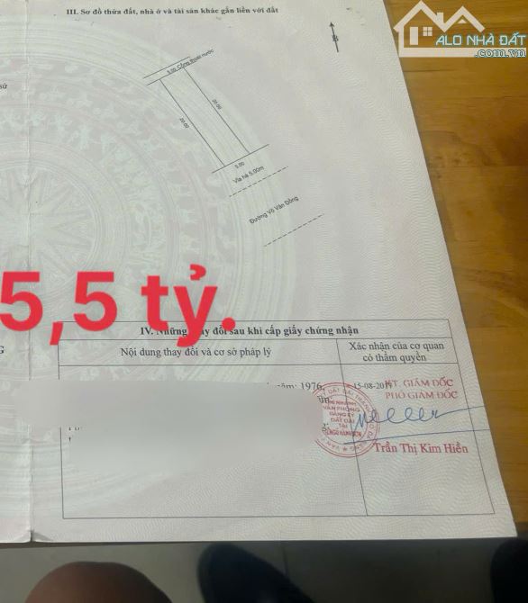 BÁN LÔ ĐẤT ĐƯỜNG 7,5m VÕ VĂN ĐỒNG TRỤC THÔNG BIỂN TÂN TRÀ , 100m2, NGANG 5m, GIÁ 6 TỶ. - 3
