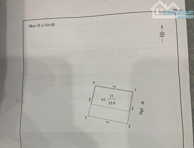 Bán nhà 2 tầng Ngọc Thuỵ- 54m2, ngõ nông, ô tô rất gần- Chẵn 10 tỷ - 3