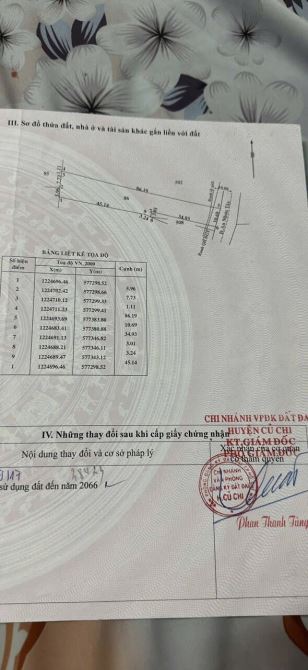 Cần bán đất mặt tiền đường nhựa An Nhơn Tây xã An Nhơn Tây DT 1034m2 thổ cư 200m2 - 4