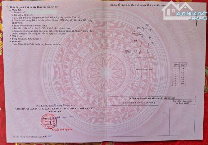 Bán nhà cấp 4 mặt tiền đường TL2 Diên Lạc, gần KĐT VCN Diên Khánh và KĐT Nam Sông Cái - 8