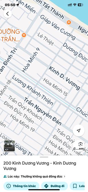 ⸻  BÁN ĐẤT LÔ GÓC MẶT TIỀN KINH DƯƠNG VƯƠNG – HÒA MINH 3, LIÊN CHIỂU, ĐÀ NẴNG  Vị trí: Lô