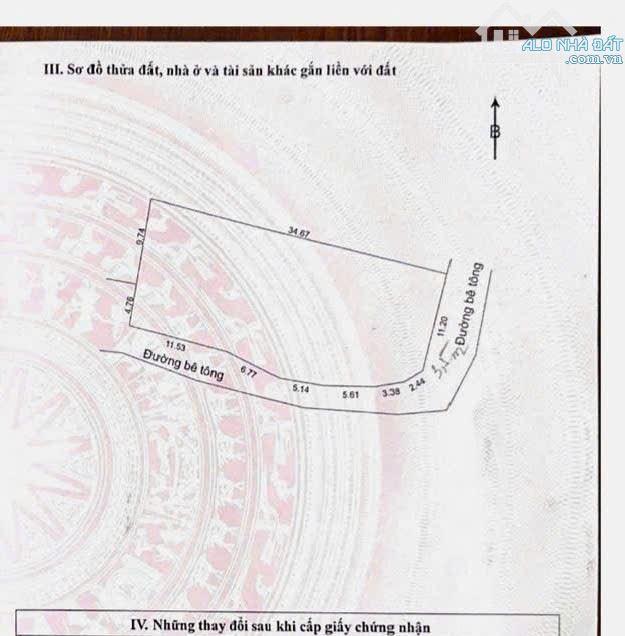 Đất xây nhà vườn hòa ninh 2 mặt kiệt, 500m2 có 120m2 đất ở