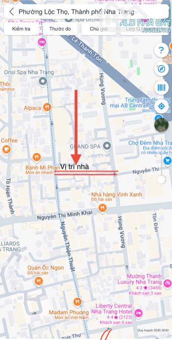 Hàng hiếm nhà hẻm Hùng Vương thông ra Chợ Đêm và Panorama, gần biển, ngang gần 5m. Giá 13t