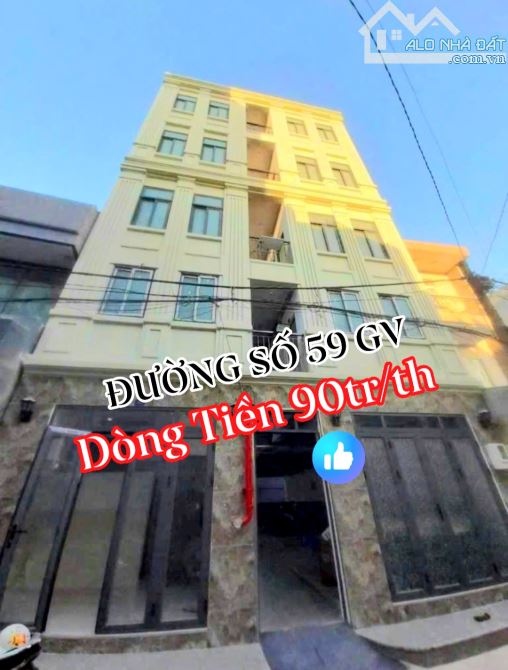 CĂN HỘ DỊCH VỤ 6 TẦNG - 27 PHÒNG 🔥 THU NHẬP 90 TRIỆU THÁNG 🔥 ĐỦ TIÊU CHUẨN KD PHÒNG 🔥 P