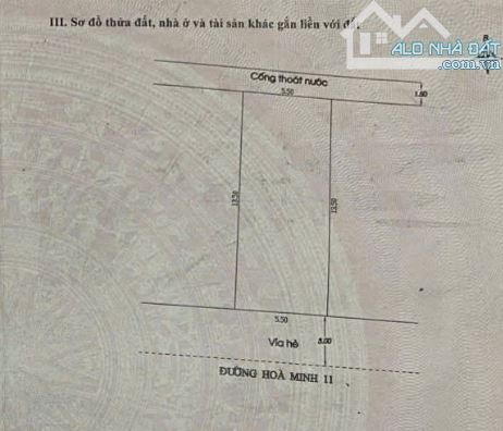 🥇 Bán đất mặt tiền đường 5m5 Hòa Minh 11 (75 m2), Liên Chiểu - Đà Nẵng, Giá 4.45 tỷ tl