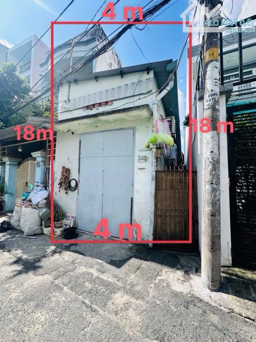 Bán đất Lê Văn Thọ, P9 Gò Vấp, 72m2, Hẻm 4m, 6 Tỷ 5 nhỉnh