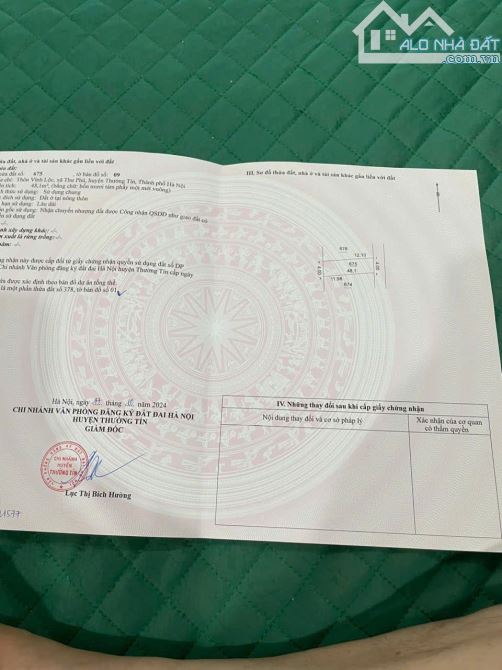 💢Đất Vĩnh Lộc,Thư Phú, Thường Tín, Hà Nội  💲 giá rẻ nhất khu  **Diện tích: 48.1m **Mặt T