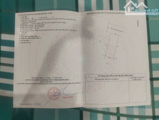 Tổng Hợp Nhà Đất TĐC Hòn Xện Vĩnh Hoà Nha Trang Gần Biển Sổ Riêng