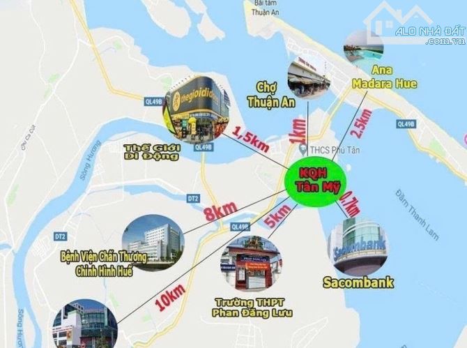 BÁN ĐẤT 170M2 KQH TÂN MỸ, PHƯỜNG THUẬN AN, TP HUẾ, GIÁ RẺ NHẤT THỊ TRƯỜNG, CHỈ 10 TRIỆU/M2