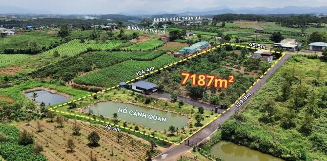 🔥🔥Bán đất mặt tiền Lý Thái Tổ, Dambri Bảo Lộc. 👉7200m2. Gần nút cao tốc