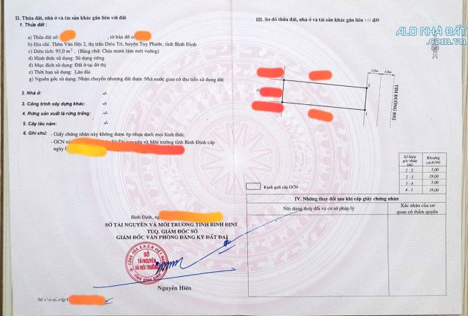 Chính chủ bán đất gần Ga Diêu Trì