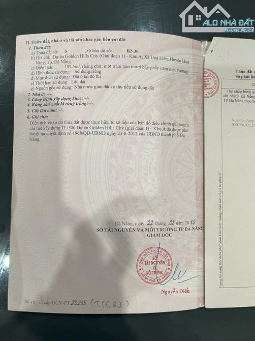 📌📌📌LÀM VIỆC TRỰC TIẾP GIÁ TỐT !!!bán lô đất hòa liên diện tích lớn