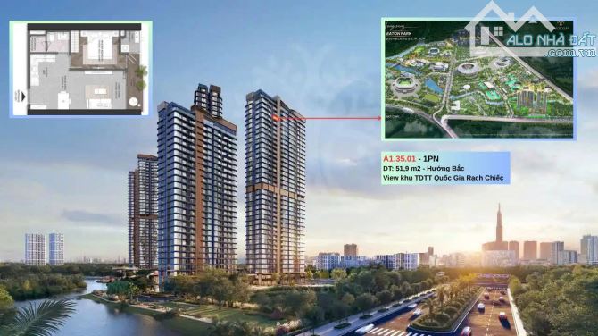 Căn hộ cao cấp Eaton Park  Gamua Land 1PN