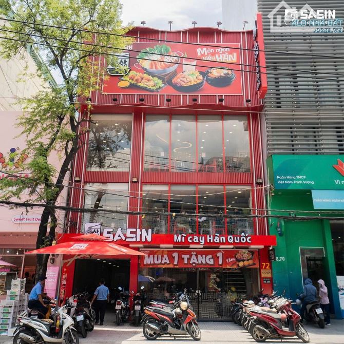 Tài sản ngộp chủ nhà cần bán  2MT Lê Văn Sỹ, Q3 - DT: 8x25m(3 tầng) HĐT: 220 tr/th - 56 TỶ