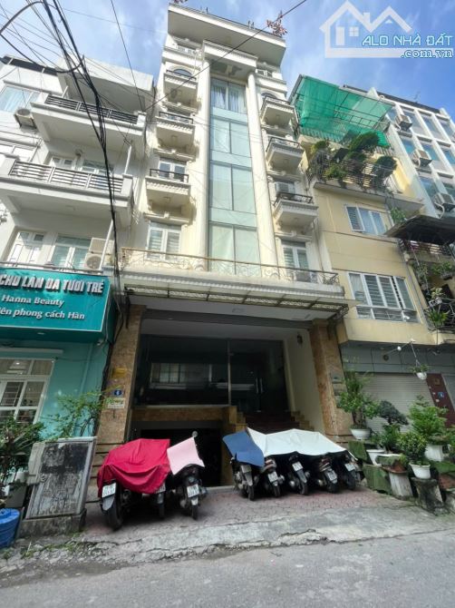 TOÀ VĂN PHÒNG 50 tỷ 100m 9 TẦNG MT 7,4m VỈA HÈ Ô TÔ TRÁNH KINH DOANH TRUNG YÊN CẦU GIẤY