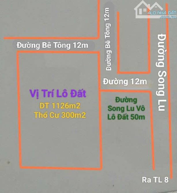 🔥Chủ bán hơn 4 Tỷ DT 1.126m2 thổ cư 300m2 đường xe Tải/ có vườn cây ăn trái xã Trung An - 1