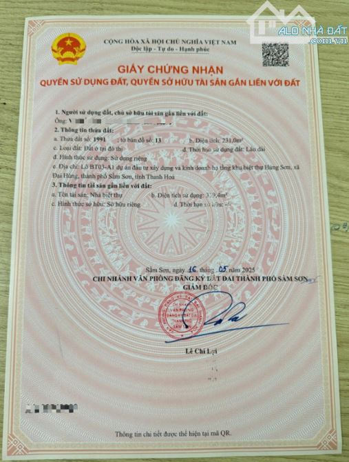 Lô biệt thự song lập Biển Vlasta Sầm Sơn - Vị trí đắc địa - 1