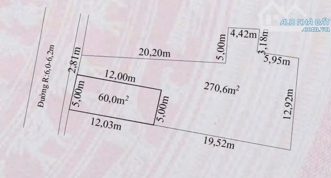 LÔ GÓC 2 MẶT TIỀN ĐẸP NHẤT HOA ĐỘNG – KHÔNG MUA LÀ MẤT! 🚨  💎 60m² – Mặt tiền 5m – Trụ - 1