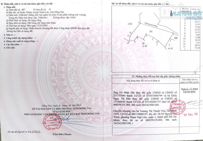 Cần bán 3.2 Ha, đất đồi đá BAZAN  mặt tiền đường - Xuân Lộc ĐN - 1