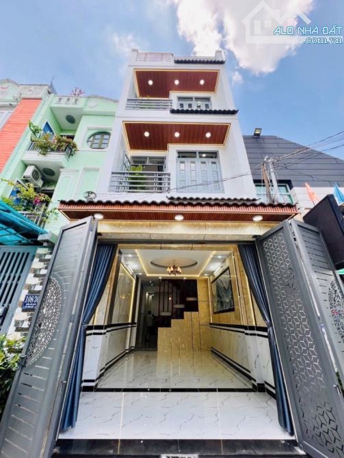 BÁN nhà  MT hẻm 12m có vỉa hè rộng- 3 Tầng BTCT - Ngay Hiệp Thành City - 1