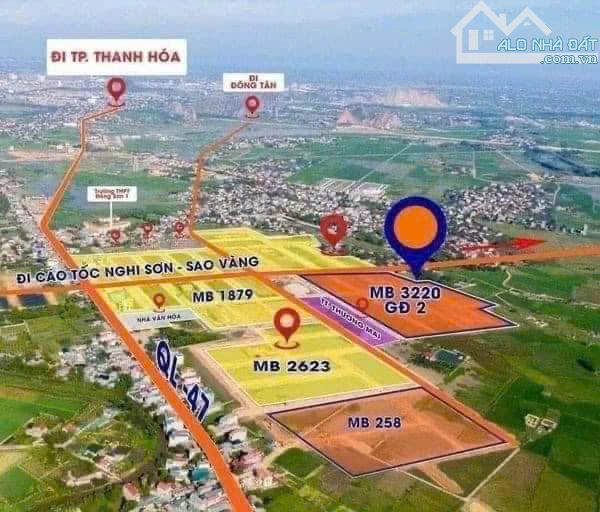 Bán Lô MT 5m của MB3695 Đông Minh - H.Đông Sơn - Giá 980tr - 1