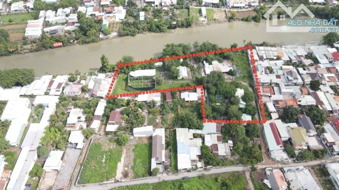 Bán khu đất 9577m2 có 2000m2 thổ cư, ven Sông con Biên Hòa, giá 7tr/m2. - 1