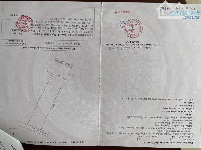 Bán lô MT đường DƯƠNG ĐÌNH NGHỆ - khu phố Hàn sầm uất ,DT 99,3m2 giá 13ty5 - 2