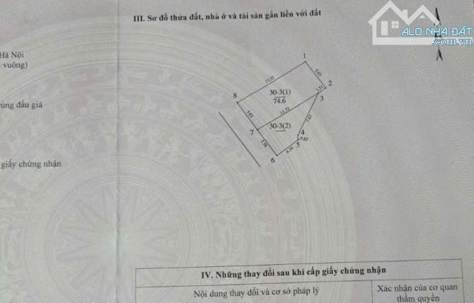 Bán mảnh đất đẹp Ngọc Thuỵ,Ôtô vào tận đất, DT 75m2, Mt 5,6m. Giá chỉ 14,4 tỷ - 2