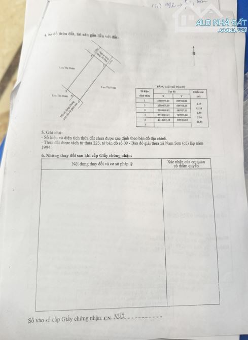Bán đất 50m2 tại Cống Mỹ, Nam Sơn, An Dương giá 900 triệu - 2
