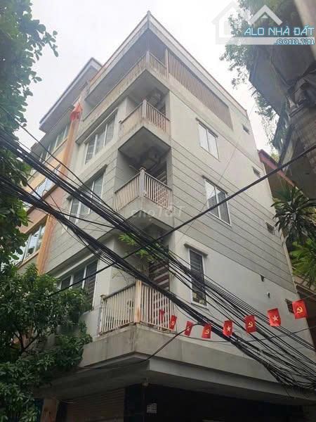 Cho thuê nhà ngõ Thái Hà dt 40mx 5 tầng, lô góc, ô tô đỗ cửa - 2