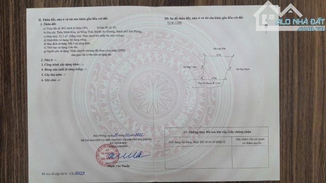 Bán lô đất  52m ngay chợ Minh Kha vào tí ti giá chỉ 9xxtr - 2