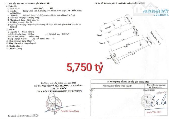 📌📌📌LÀM VIỆC TRỰC TIẾP GIÁ TỐT !!!Nhà 3 tầng Chơn Tâm 5 - 2