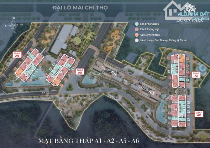 Căn hộ cao cấp Eaton Park  Gamua Land 1PN - 2