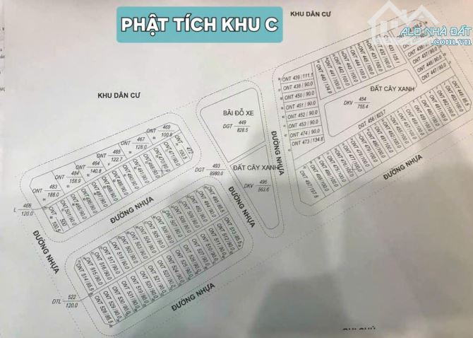 Bán lô đất mặt đường trục chính đường 287 gần vòng xuyến khu c Phật Tích. Giá 6.7 tỷ - 2