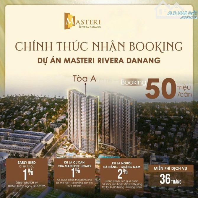 Độc quyền view pháo hoa tầng 16 đến tầng 34 Tòa A - MASTERI RIVARE DANANG - 2