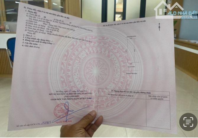 Chính chủ bán lô đất 15m Sh Vân đồn, Sơn trà giá 8,7 tỷ - 2