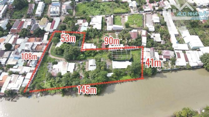 Bán khu đất 9577m2 có 2000m2 thổ cư, ven Sông con Biên Hòa, giá 7tr/m2. - 2