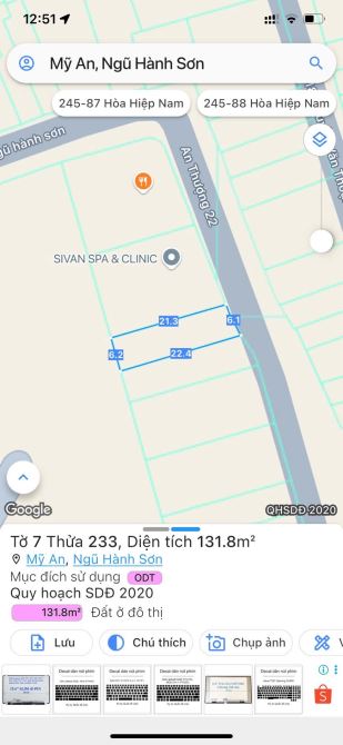 HÀNG HOT KHU PHỐ TÂY AN THƯỢNG NGANG 6,2M 135M2 NỞ HẬU GẦN BIỂN MỸ KHÊ CHỈ NHỈNH 14 TỶ - 3