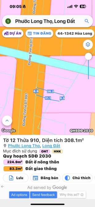 308m2 mặt tiền TL997- Đất Đỏ- gầN kCN Đất Đỏ - 3