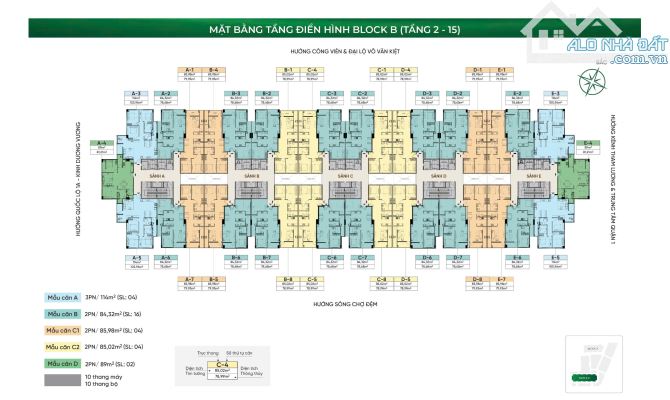 Hot! Căn hộ Conic Boulevard Bình Chánh 2PN 2WC giá chỉ 2,4 tỷ cho căn 85m2 - 3