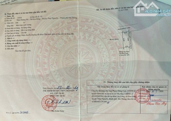 Bán LÔ GÓC siêu đẹp tại Hoa Động - Thuỷ Nguyên - Hải Phòng ✅ giáp Hoàng Huy - 3
