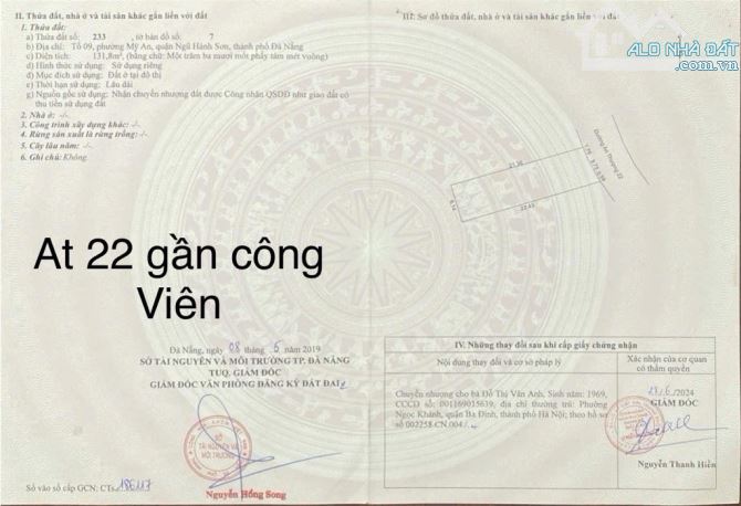 HÀNG HOT KHU PHỐ TÂY AN THƯỢNG NGANG 6,2M 135M2 NỞ HẬU GẦN BIỂN MỸ KHÊ CHỈ NHỈNH 14 TỶ - 4