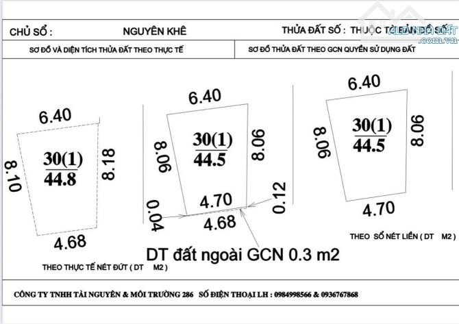 ✅️ Bán 44.5m đất Khê Nữ Nguyên Khê - Ngõ thông - Rộng 4m đường nhựa - 4